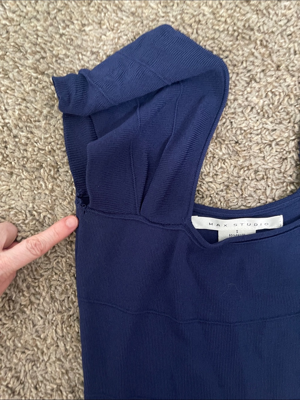 Max Studio navy bandage dress - Picture 10 of 11